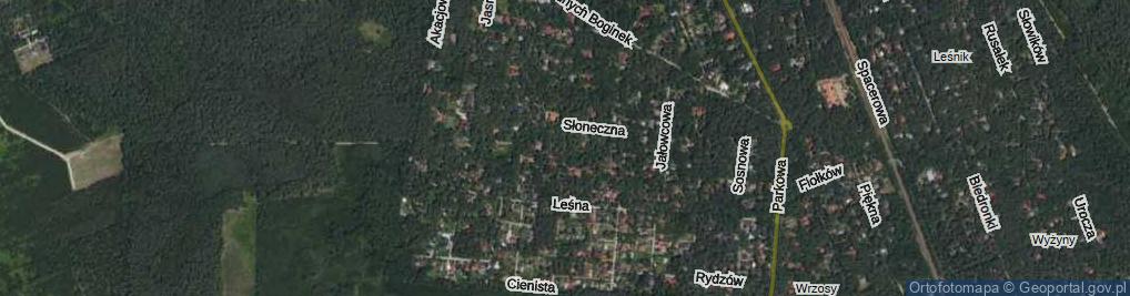 Zdjęcie satelitarne Tęczowa ul.